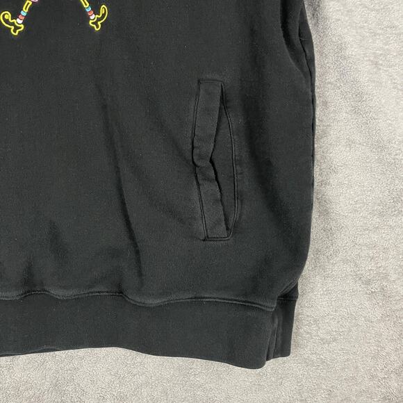 Teddy Fresh SpongeBob Hoodie Mens Large Black 2020 Embroidered Nickelodeon - Picture 4 of 13